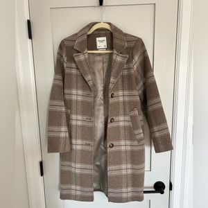 Abercrombie Wool blend dad coat